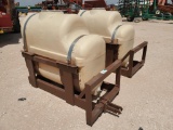 (2) Wylie 180 Gallon Side Mount Saddle Tanks