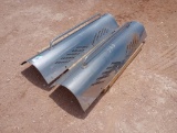 (2) Truck Muffler Guards