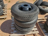 (4) Gooseneck Wheels w/ Tires 235/80R16
