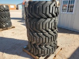 (4) Unused Trencher Wheels w/Tires 355/55D625