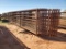 (10) Free Standing 24Ft Fence Panels (1) w/ 8Ft Gate