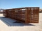 (12) Free Standing 24Ft Fence Panels (1) w/ 12Ft Gate