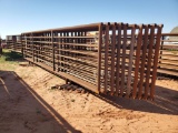 (10) Free Standing 24Ft Fence Panels (1) w/ 8Ft Gate