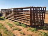 (10) Free Standing 24Ft Fence Panels (1) w/ 8Ft Gate