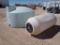 (1) 250 Gallon Vertical Water Tank, (1) 1225 Gallon Storage Tank