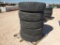 (5) Truck Wheels w/Tires