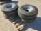 (4) Unused Farm Equipment Wheels w/Titan Tires 9.50L-15