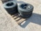 (4) Unused Trailer Wheels w/Tires 215/75R17.5