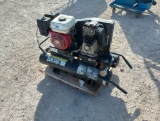 Gas Powered Air Compressor, Twin Tank