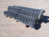 (6) Unused Rolls Galvanized Chain Link Fencing