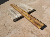 (2) Caterpillar 8Ft Grader Blades