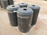 (4) Rubbermaid Commercial Trash Receptacles