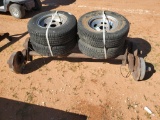 (2) Axles/(4) Wheels w/Tires