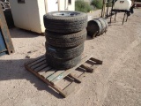 (4) Wheels w/Tires 245/75R17