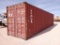 40Ft High Cube Shipping Container