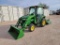 John Deere 3046R Tractor w/Frontier RC2060 Rotary Cutter