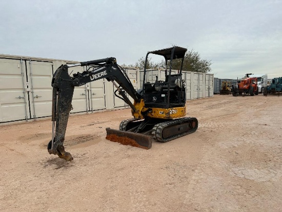 2014 John Deere 27D Mini Excavator