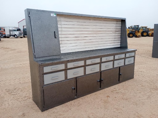 Unused 10Ft Work Bench Cabinet