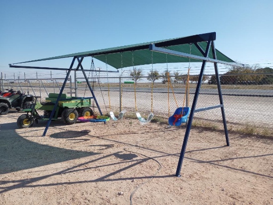 Unused Playground Swing Set