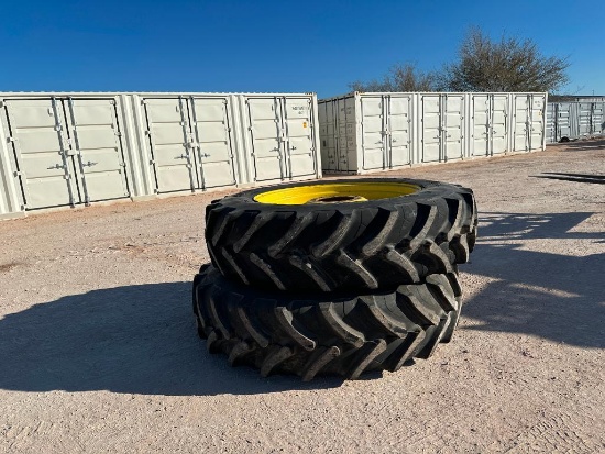 (2) Tractor Duals w/ Tires Size: 480/80R46