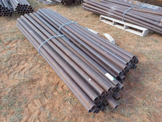 (50) 2 3/8" Metal Post 8Ft Long