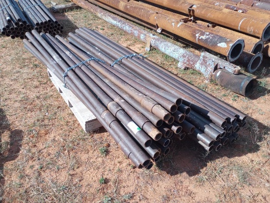 (50) 2 3/8" Metal Post 8Ft Long