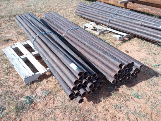 (50) 2 3/8" Metal Post 8Ft Long