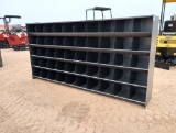 Unused 10Ft (50 Bin) Metal Bolt Bin