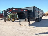 2009 Maxey 20Ft Gooseneck Dump Trailer