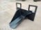 Unused 40'' Skid Steer Spade Bucket