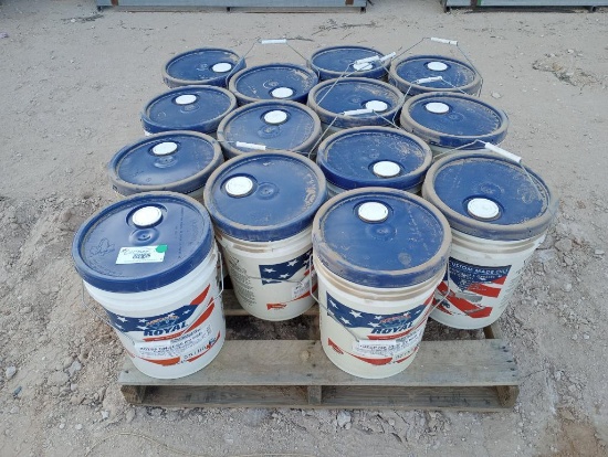 (14) Buckets of Hydraulic Oil