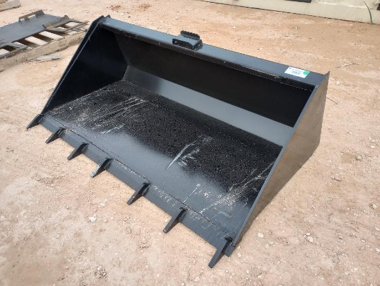 Unused 66? Skid Steer Bucket w/Teeth
