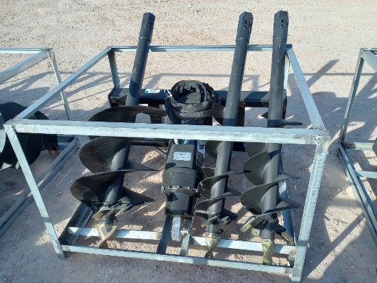Unused Skid Steer Auger Attachment