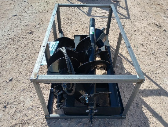 Unused Mower King SSECAG-Y Heavy Duty Skid Steer Auger