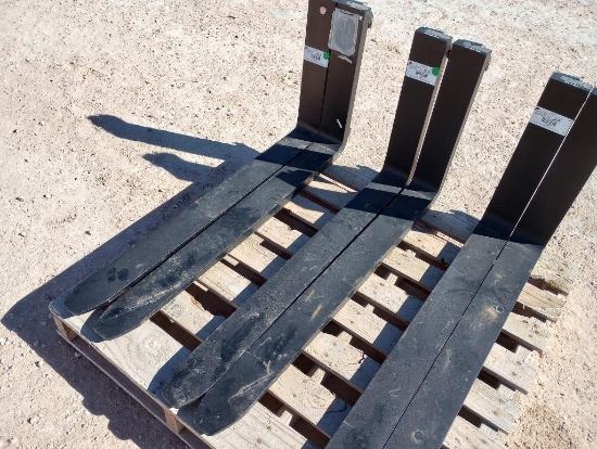 (1) Set Unused 41? Forklift Forks