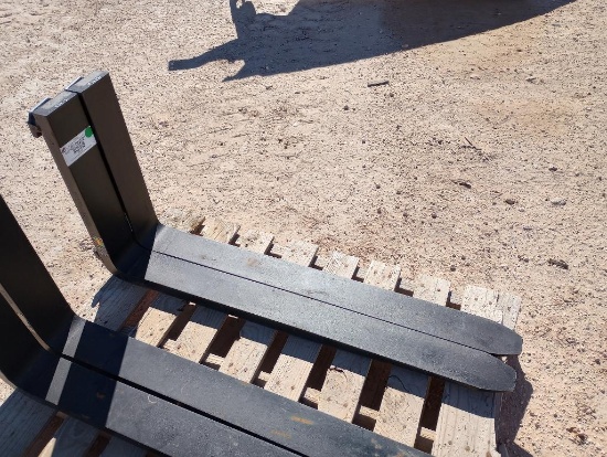 (1) Set Unused 41? Forklift Forks