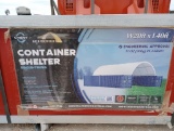 Unused Gold Mountain Container Shelter W20ft x L40ft