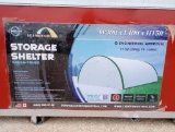Unused Gold Mountain Storage Shelter W30ft x L40ft x H15ft