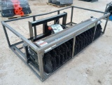 Unused Mower King SSAB-72 Skid Steer Angle Broom