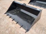 Unused 66? Skid Steer Bucket w/Teeth