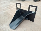 Unused 40'' Skid Steer Spade Bucket