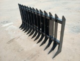 Unused 70'' Root Rake (Skid Steer Attachment)