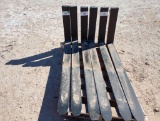 (1) Set Unused 47? Forklift Forks