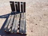 (1) Set Unused 47? Forklift Forks