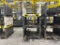 (3) Metal Storage Racks w/ Misc Square Metal Tubing