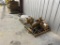 (5) Boxes Welding Wire, Hydraulic Motor, Chains & Hooks