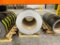 Roll of 49? Wide Silver Sheet Metal