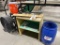 Shop Fan, 2 Wooden Cabinets and Misc Tools