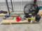 Pallet with Shop Fan and Other Misc Items
