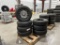 (8) New Unused Wheels w/ Tires Size: ST235/80R16